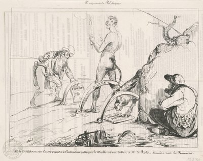 Politiske fælder af Honoré Daumier