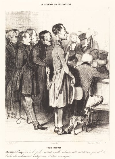 Tre timer af Honoré Daumier
