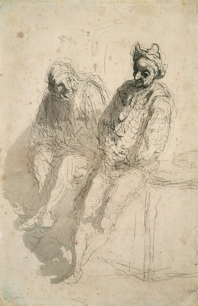 To akrobater To akrobater af Honoré Daumier