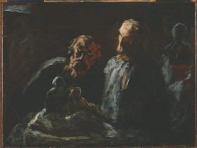 To billedhuggere af Honoré Daumier