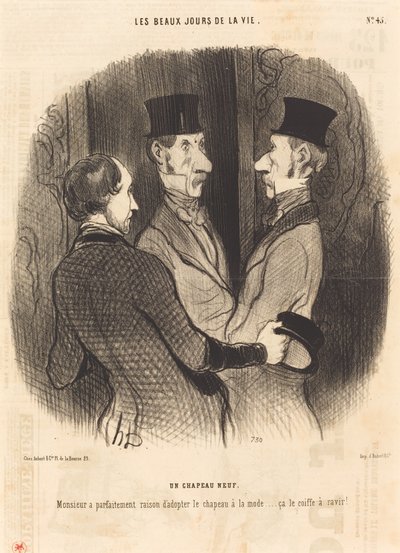 En ny hat af Honoré Daumier