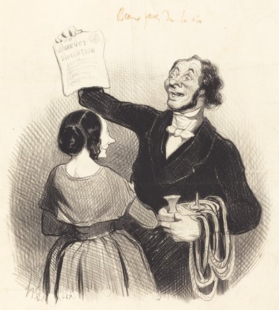 Endnu en stor mand af Honoré Daumier