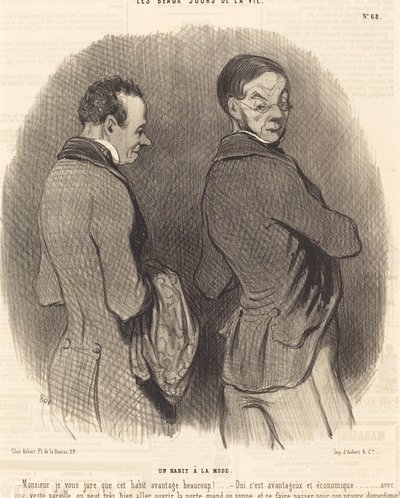 Et moderigtigt outfit af Honoré Daumier
