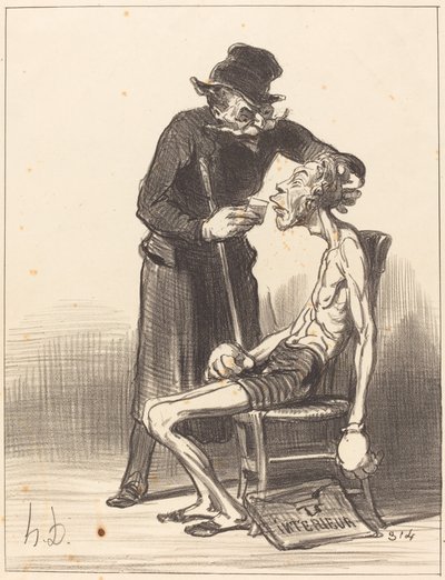 En ulykkelig bryder af Honoré Daumier