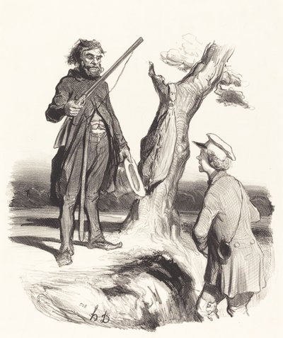 En stakkels far, der... af Honoré Daumier