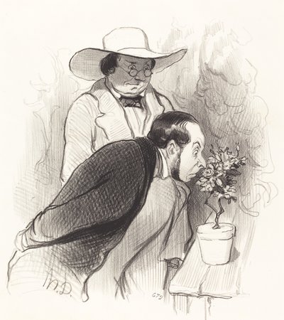En botanikers triumf af Honoré Daumier