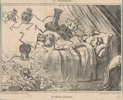 Et frygteligt mareridt af Honoré Daumier