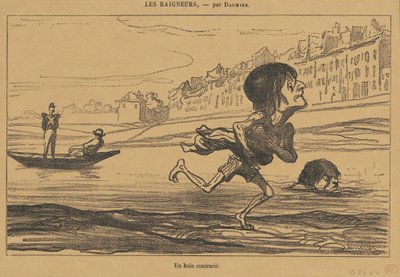 Et oprørt bad af Honoré Daumier