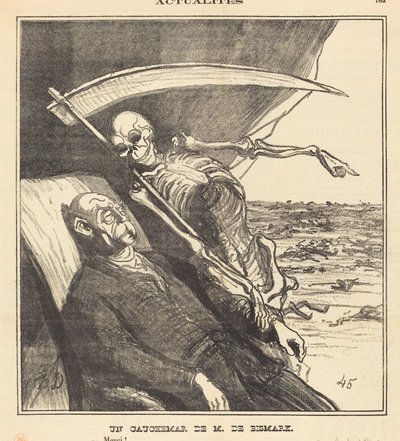 Et Mr. Bismarcks mareridt af Honoré Daumier