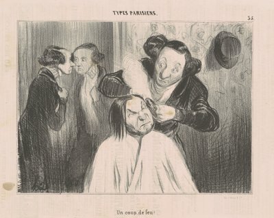 Et skud! af Honoré Daumier