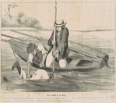 En mand af havet af Honoré Daumier
