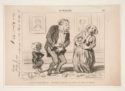 Et familieinteriør den 2. januar af Honoré Daumier