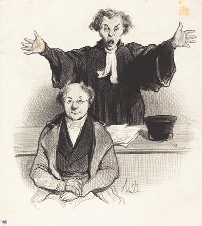 En anmodning om adskillelse af Honoré Daumier