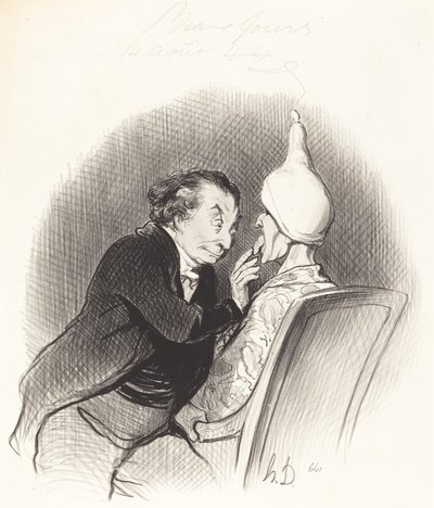 Et glædeligt fund af Honoré Daumier