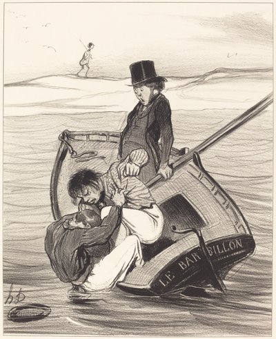 Et oprør om bord af Honoré Daumier