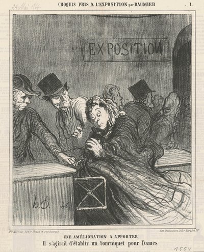 En forbedring der skal laves af Honoré Daumier