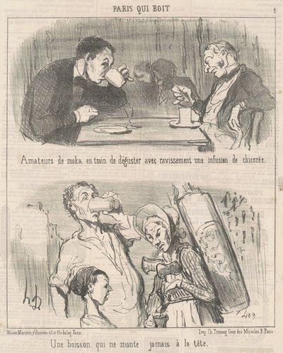 En drink, der aldrig går dig til hovedet af Honoré Daumier