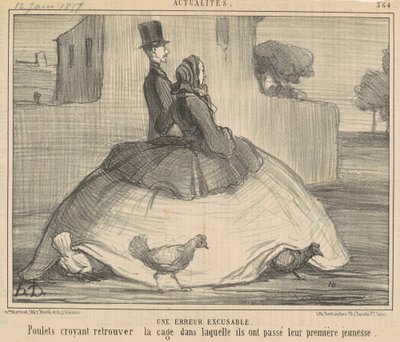 En undskyldelig fejl af Honoré Daumier