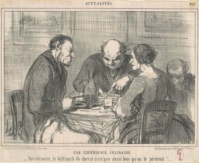 En kulinarisk oplevelse af Honoré Daumier