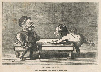 En regnvejrsdag af Honoré Daumier