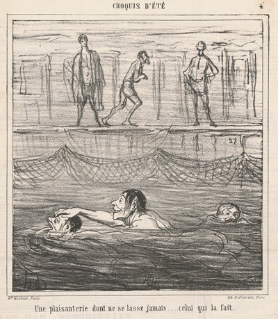 En joke, der aldrig bliver træt af... af Honoré Daumier