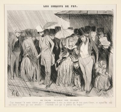 En uendelig for lang station: C af Honoré Daumier