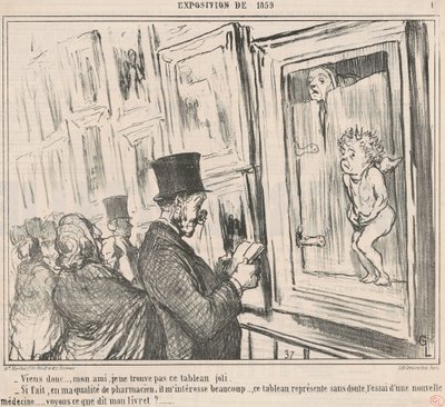 Kom så..., min ven, jeg kan ikke finde... af Honoré Daumier