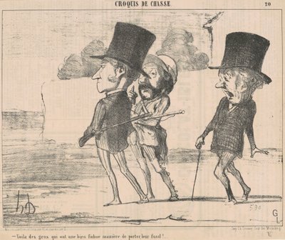 Nå, folk har en... fanden måde... af Honoré Daumier