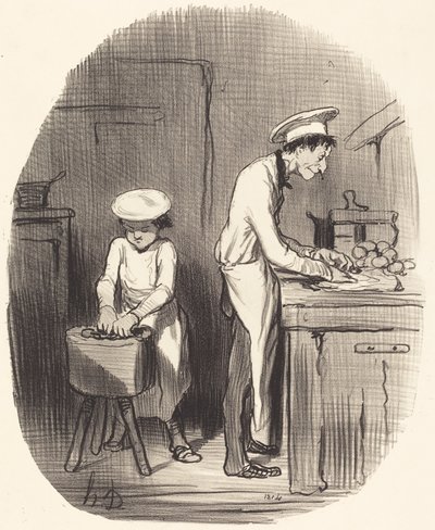 Kan du se knægt, du tager fejl... af Honoré Daumier