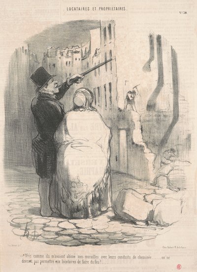 Se hvordan de havde beskadiget... af Honoré Daumier