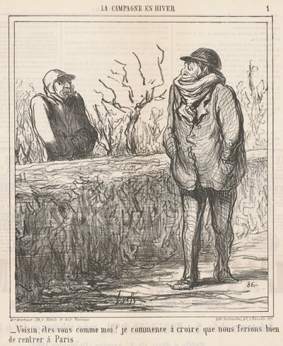 Nabo, er du ligesom mig? ... af Honoré Daumier