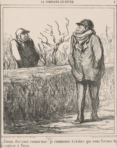Nabo, er du ligesom mig? ... af Honoré Daumier