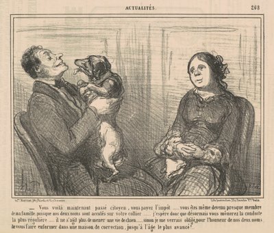 Her er du nu borgerpas af Honoré Daumier