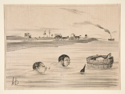 Rejse en St. Cloud af Honoré Daumier