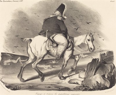 Rejs gennem travle befolkninger af Honoré Daumier