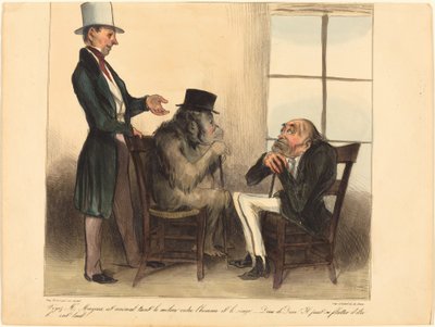 Se, hr. Mayeux, dette dyr... af Honoré Daumier