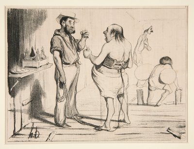 Ser du, Bourgeois, du er netop i af Honoré Daumier