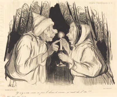 Der er ikke noget lignende mod forkølelse... af Honoré Daumier
