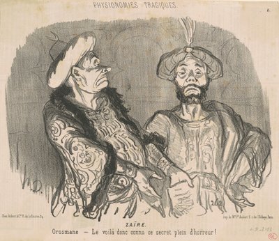 Zaire af Honoré Daumier