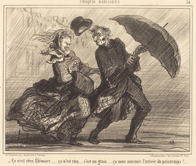 det er ingenting Éléonore...det er ingenting... af Honoré Daumier