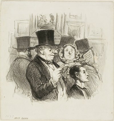Et besøg i salonen af Honoré Victorin Daumier