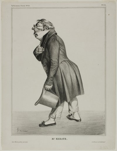 Auguste-Hilarion, greve af Kératry af Honoré Victorin Daumier