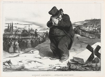 Knust Lafayette!... Fanget, gamle ven, planche 22 fra L