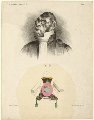 DUP..., plade 171 fra Cartooning Celebrities af Honoré Victorin Daumier