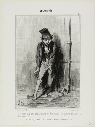 "For pokker da!  af Honoré Victorin Daumier