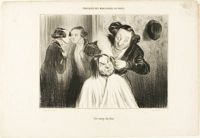"Fire!", plade 35 fra Types Parisiens af Honoré Victorin Daumier