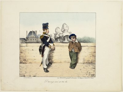 "Gud, hvor jeg elskede den fyr der!", planche 16 fra Caricatures Politiques af Honoré Victorin Daumier