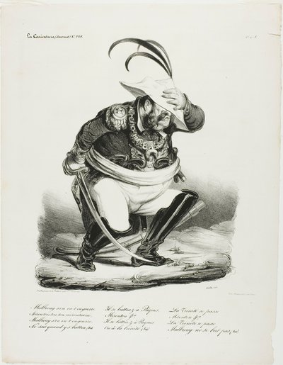 Malbroug går i krig... af Honoré Victorin Daumier