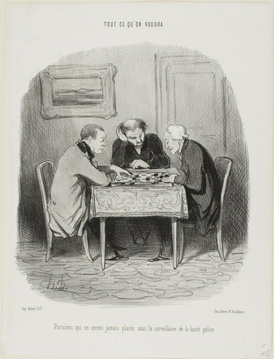 Parisere, der aldrig vil blive overvåget af det hemmelige politi, planche 12 fra Tout Ce Qu