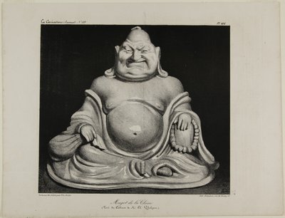 Porcelænsfigur fra Kina (fra Mr. Charles Philipons private samling), plade 416 af Honoré Victorin Daumier